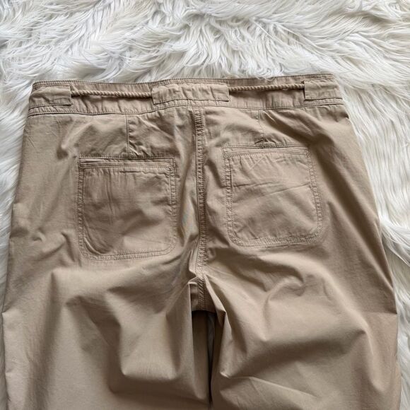 Ann Taylor Loft Joggers Size 4 Khaki Lightweight Drawstring Waist Pockets - Picture 7 of 7